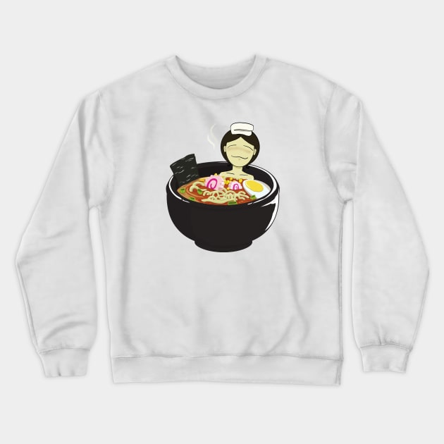 Ramen Onsen Crewneck Sweatshirt by EclairVanilla